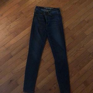 American eagle dark wash jeans size 4 regular
